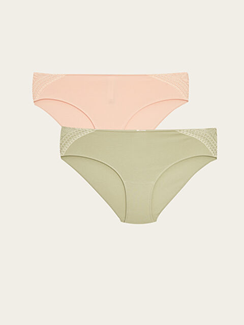 LCW DREAM Plain Bikini Knickers 2 Pack - S2DC88Z8-FXW