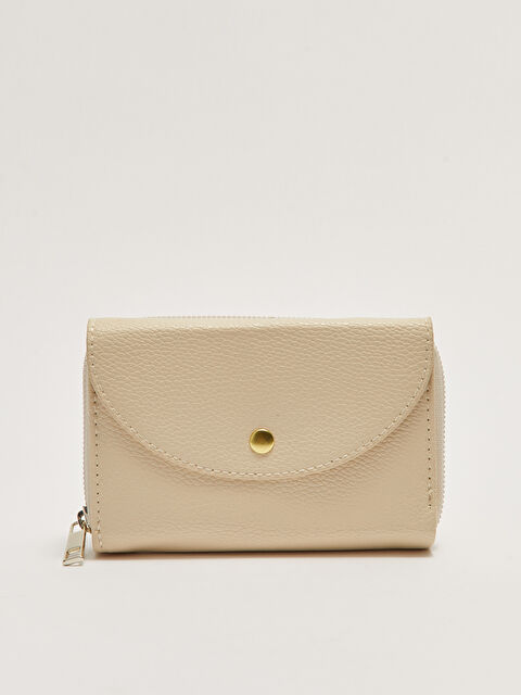 LCW ACCESSORIES Leather Look Flap Women's Wallet - S2DD89Z8-RYS