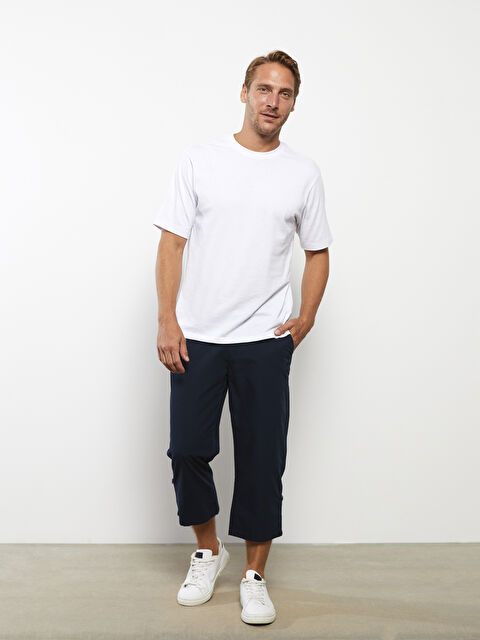 LCWAIKIKI Classic Wide Fit Canvas Men's Roller Shorts - S2DF78Z8-KN7