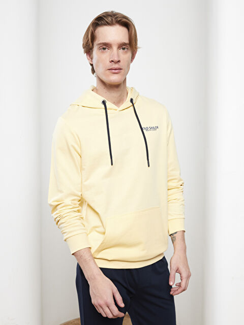 SOUTHBLUE Long Sleeve Printed Men's Hoodie - S2DJ46Z8-FRS