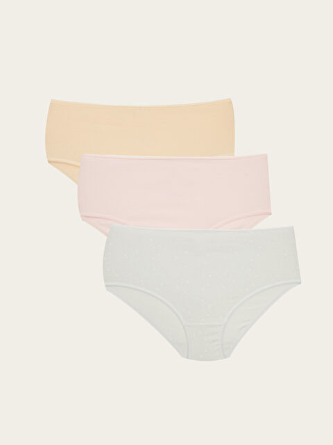 LCW DREAM Patterned Classic Knickers 3-Pack - S2DM41Z8-KXS