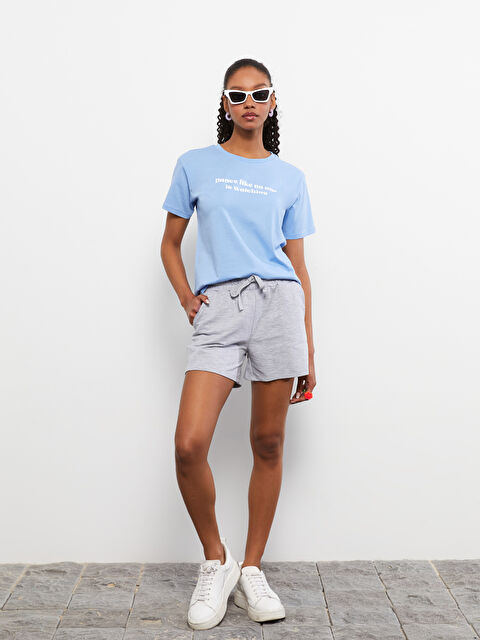 LCW Vision Beli Lastikli Düz Cep Detaylı Kadın Şort