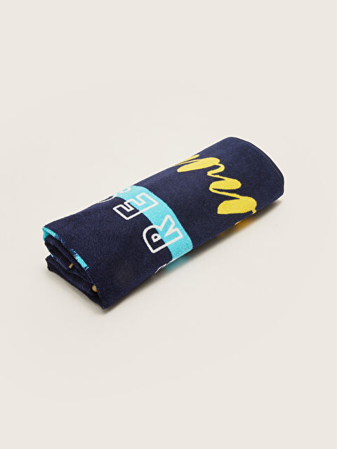 LCW ACCESSORIES Пляжное полотенце из хлопка с принтом для мальчика - S2DY99Z4-F9C
