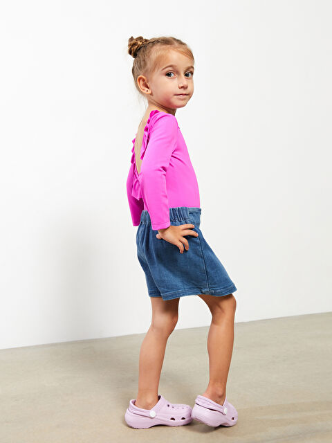 LCW baby Esnek Kumaştan Kız Bebek Mayo - S2EC84Z1-KF3