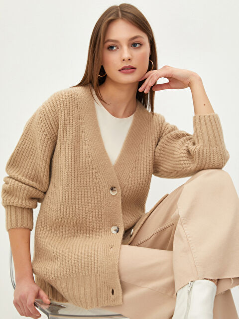 LCW Vision Žena BEŽ Kardigan - S2EE11Z8-D4N