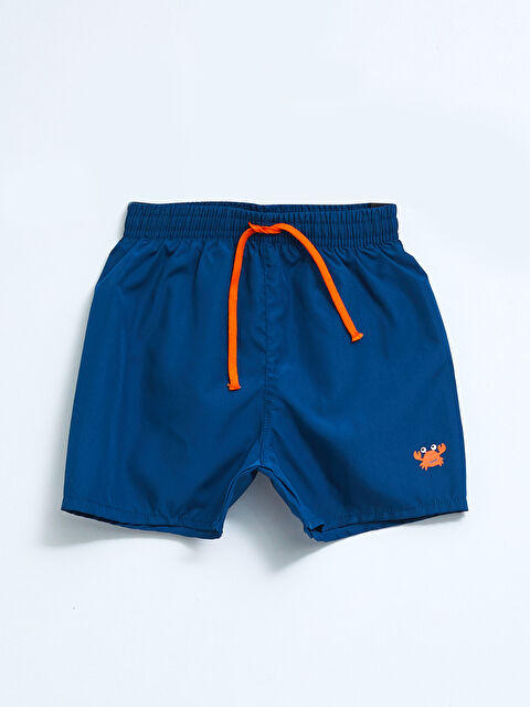 LCW baby Beli Lastikli Baskılı Erkek Bebek Deniz Şortu - S2EE27Z1-HQQ