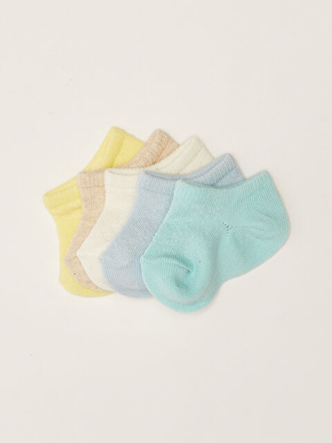 LCW baby Basic Baby Boys Bootie Socks 5 Pack - S2EJ68Z1-S3B