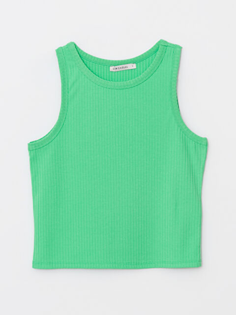 LCW Vision Women's Crew Neck Plain Tank Top - S2EK47Z8-FNZ