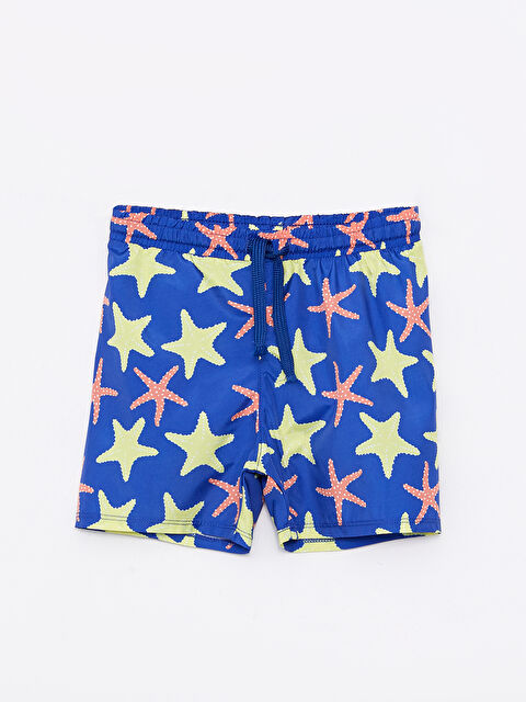 LCW baby Beli Lastikli Uv Korumalı Baskılı Erkek Bebek Deniz Şortu - S2EK58Z1-LSJ