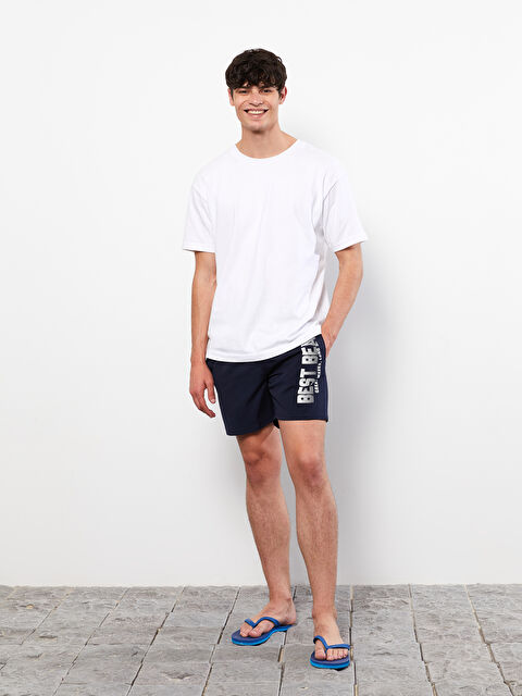 LCW SWIMWEAR Kısa Boy Baskılı Erkek Deniz Şortu - S2ET97Z8-Q9M