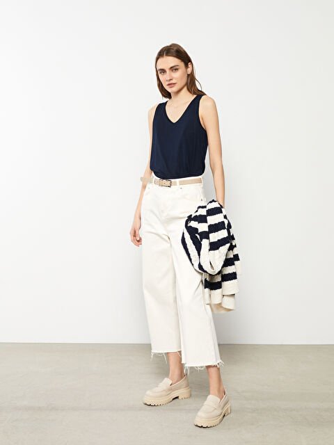 LCWAIKIKI Basic Žena TAMNO PLAVA Majica bez rukava - S2FC13Z8-E1J