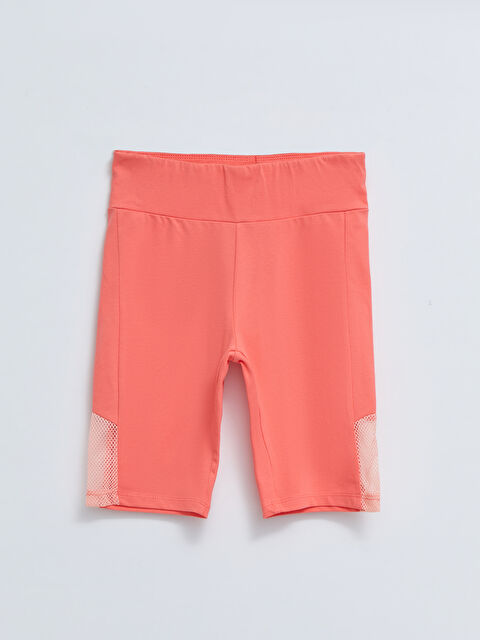 LCW Kids ليجن بناتي قطن بيزك بخصر مطاطي - S2FE01Z4-GFM