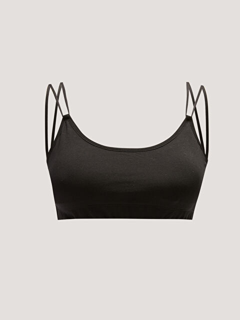 LCW Young Non-Wired Padded Plain Bustier Top - S2FH18Z8-CVL