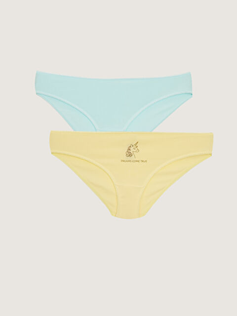 LCW Young كلسون بيكيني مطبوع عبوة من قطعتين - S2FL25Z8-FTH