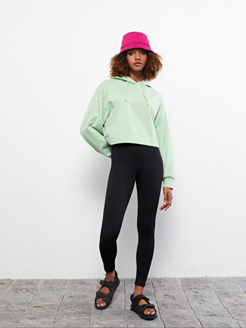 LCW Vision Kadın Beli Lastikli Düz Tayt