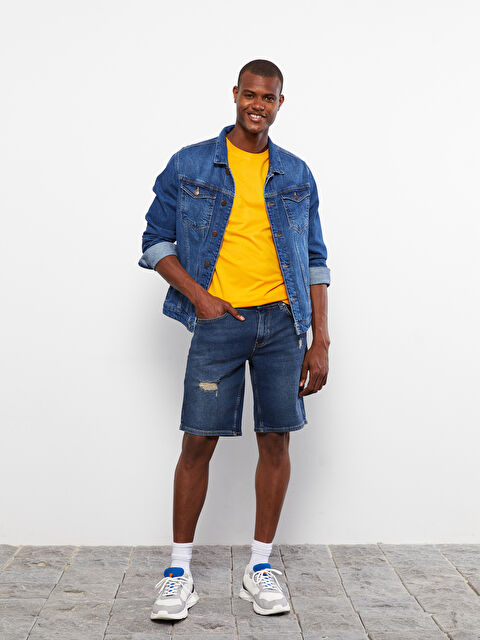 XSIDE Джинсовые Шорты Стандартного Кроя для Мужчин - S2G914Z8-J0N