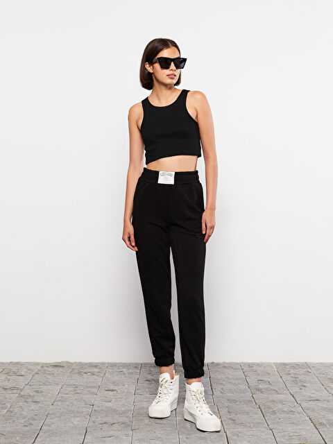 LCW Vision بنطال رياضي بطبعة بخصر مطاطي للسيدات - S2GE60Z8-RQN