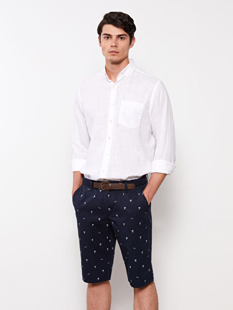 SOUTHBLUE Standart Kalıp Kemerli Erkek Şort - S2GS29Z8-CS0