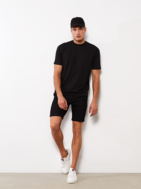 LCW Vision Ерлерге арналған тар пішім өрнекті шолақ шалбар - S2H248Z8-CVL