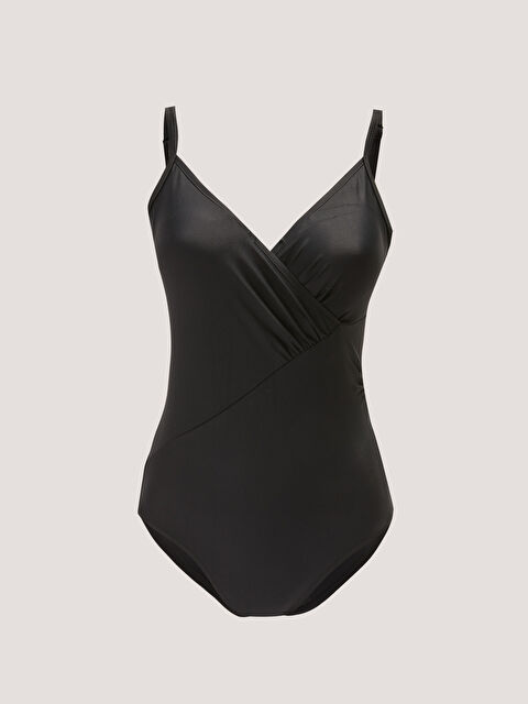 LCW DREAM Kadın Ayarlanabilir Askılı V Yaka Düz Mayo