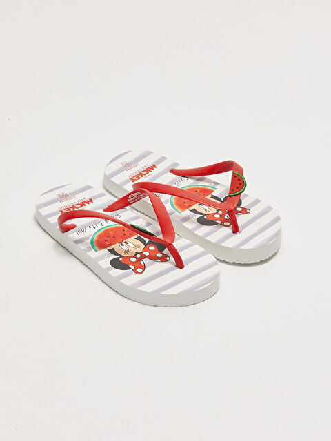 LCW STEPS Лицензионные пляжные шлепанцы Минни Маус для девочек - S2H882Z4-LQQ