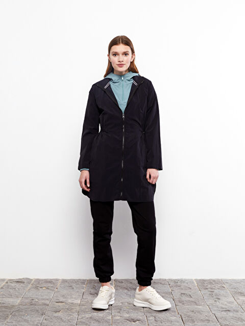 LCW Modest Hooded Plain Long Sleeve Women's Tunic - S2HB50Z8-RQN