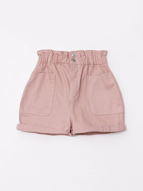 LCW Jeans Short en Jean Droit Décontracté Taille Haute pour Femmes - S2HD11Z8-GJA