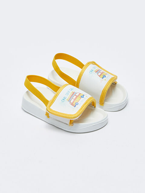 LCW STEPS Pantoufles De Plage Imprimées Élastiques Pour Bébé Garçon - S2HM19Z1-KE8