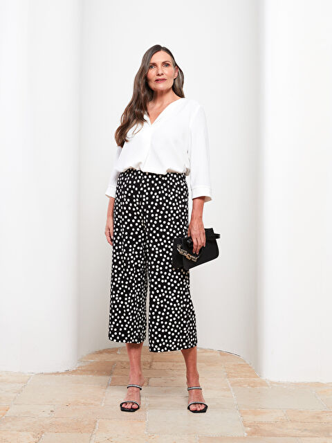 LCW Grace Standart Fit Puantiyeli Kadın Kapri