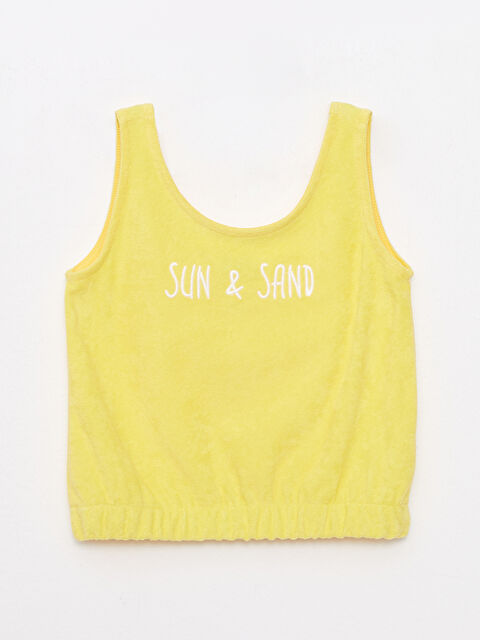 LCW Kids Майка с U-образным вырезом и вышивкой для девочек - S2I135Z4-FSG