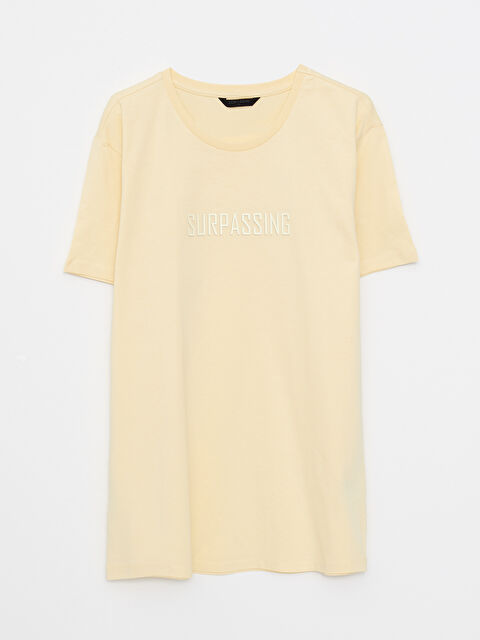 XSIDE تيشيرت للرجال برقبة دائرية وأكمام قصيرة مصنوع من قطن ممشط ومطبوع - S2I542Z8-S2A