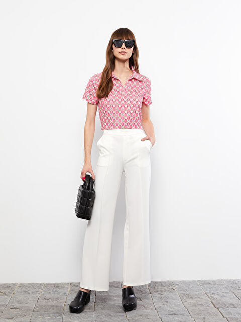 LCW Vision Comfortable Fit Straight Pocket Detailed Women's Trousers - S2I917Z8-FES