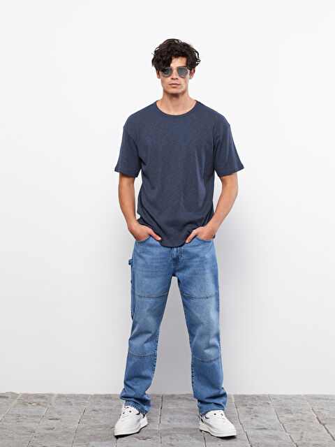 XSIDE T-shirt à Manches Courtes pour Hommes avec Col Rond - S2IB99Z8-HG0