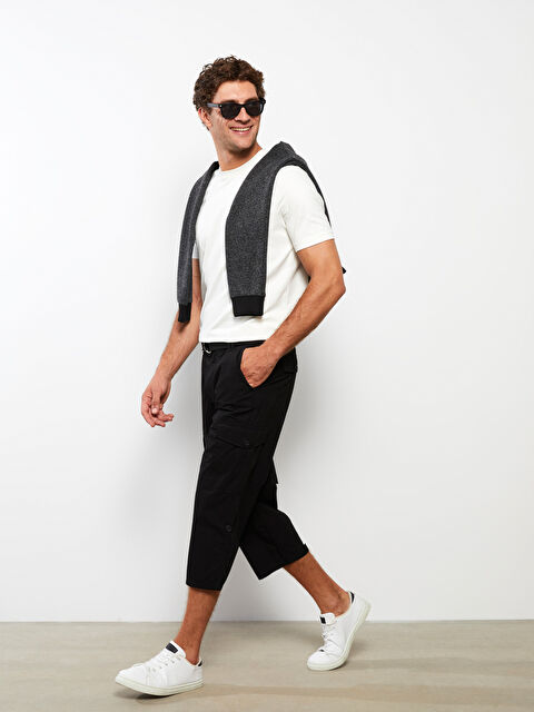 LCWAIKIKI Classic Мужские шорты Roller со стандартным формованным ремнем - S2IC56Z8-CVL