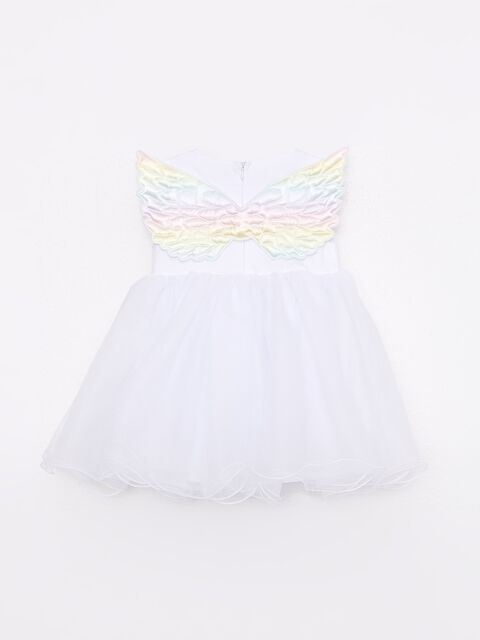 LCW baby Bisiklet Yaka Basic Kız Bebek Elbise - S2IE34Z1-R9K