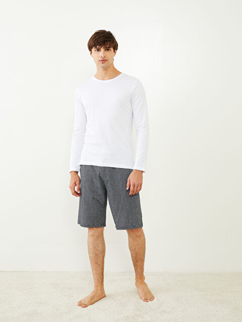 LC WAIKIKI Standard Fit Men's Pyjama Bottom Shorts - S2IG48Z8-J2Y