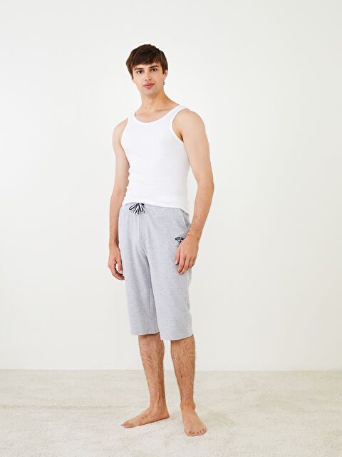 LC WAIKIKI Standard Fit Men's Pyjama Bottom Shorts - S2II33Z8-LAL