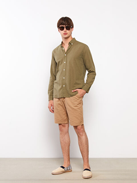 XSIDE شورت رجالي جبردين بقصة عادية - S2IT80Z8-S4V