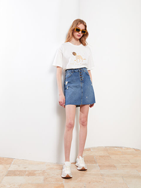 LCW Vision Джинсовая юбка - S2J079Z8-507