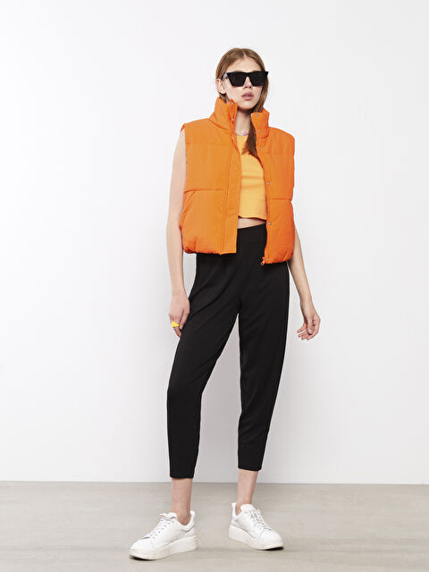 LCW Vision Women's Elasticated Waist Plain Sweatpants - S2J147Z8-E0N