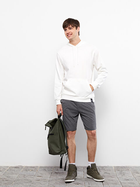 XSIDE Regular Fit Men's Shorts with Elastic Waist - S2J284Z8-L8N