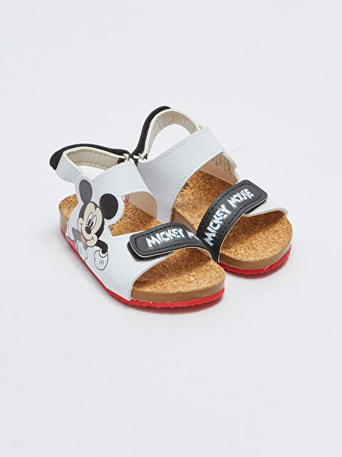 ＭＩＣＫＥＹ MK−565E LCW STEPS Mickey Mouse Licensed Hook and Loop Closure Baby Boy