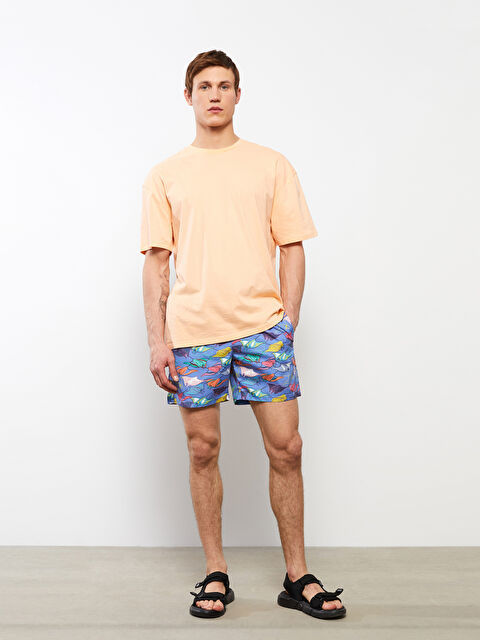 LCW SWIMWEAR Short Printed Men's Swimming Shorts - S2J619Z8-LTM