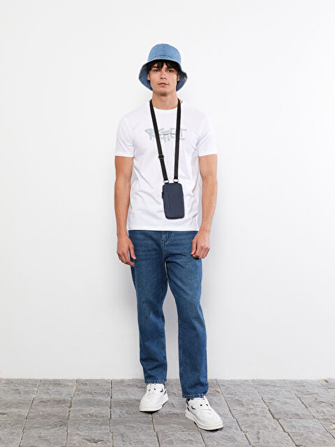 XSIDE Bisiklet Yaka Kısa Kollu Baskılı Penye Erkek Tişört