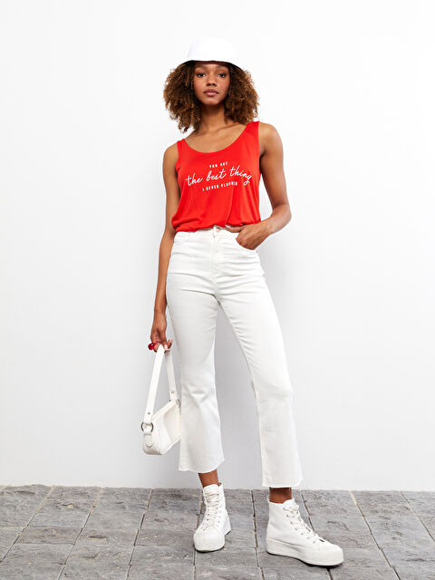 LCW Jeans High Waist Mars Flare Women's Jeans - S2K948Z8-844