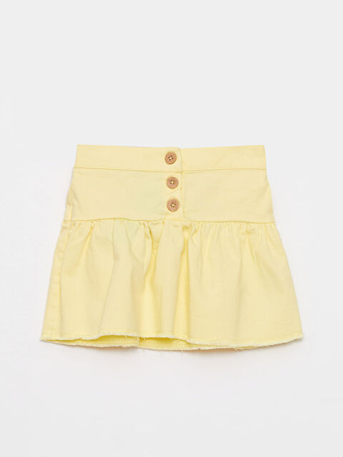 LCW baby Beli Lastikli Basic Pamuklu Kız Bebek Etek - S2KS40Z1-CT1