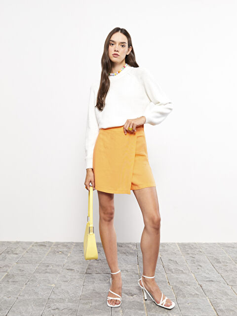 LCW Vision Kadın Düz Şort Etek