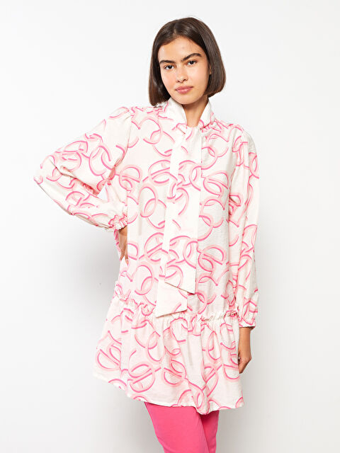 LCW Modest Узорчатая Женская Рубашка-Туника - S2LC97Z8-LRA