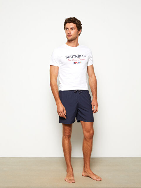 SOUTHBLUE Kısa Boy Baskılı Erkek Deniz Şortu - S2LK42Z8-S9P