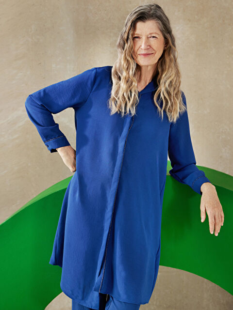 LCW Grace Plain Long Sleeve Women's Shirt Tunic - S2M405Z8-HSD